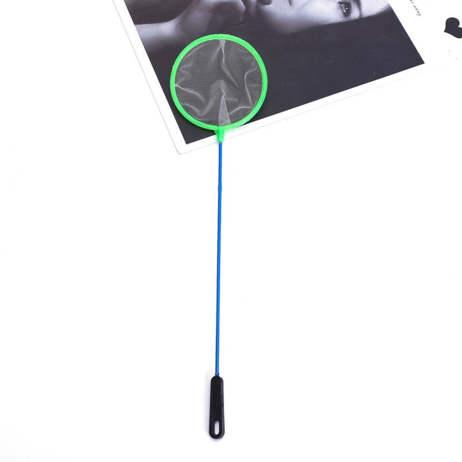 vissersnet kinderen groen handvat lang